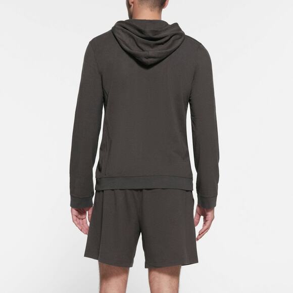 MSRP $99 SKIMS MEN Charcoal Gray Cotton Lounge Hoodie Size XL | SAME DAY SHIP - Picture 4 of 11